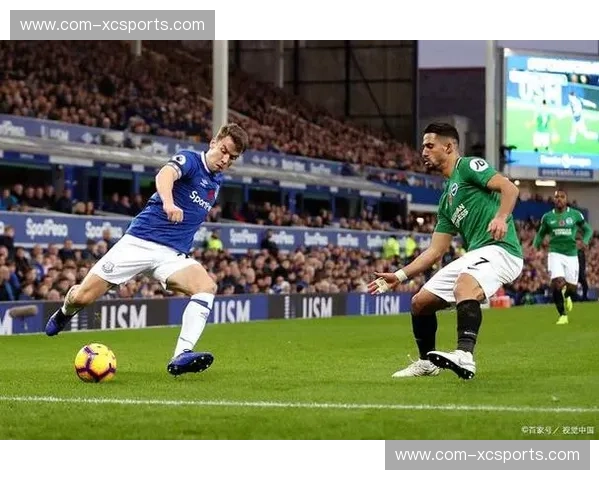 英超中游集团积分胶着,从第8名埃弗顿到第13名纽卡斯尔分差仅4分